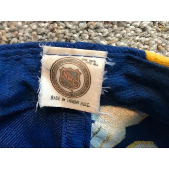 Vintage 90’s Men’s Logo Athletic Buffalo Sabres NHL Snapback Adjustable Hat Cap - Picture 10 of 10